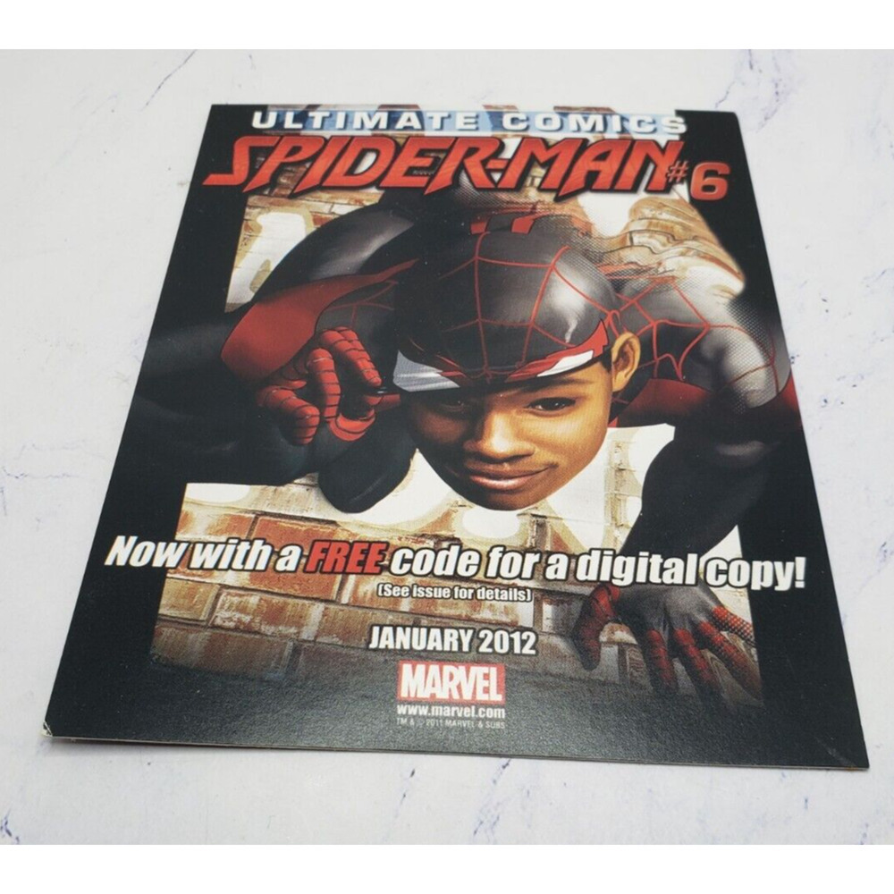Ultimate Comics Spider-Man #6 Marvel Comics Promo Card. 2012 Jan